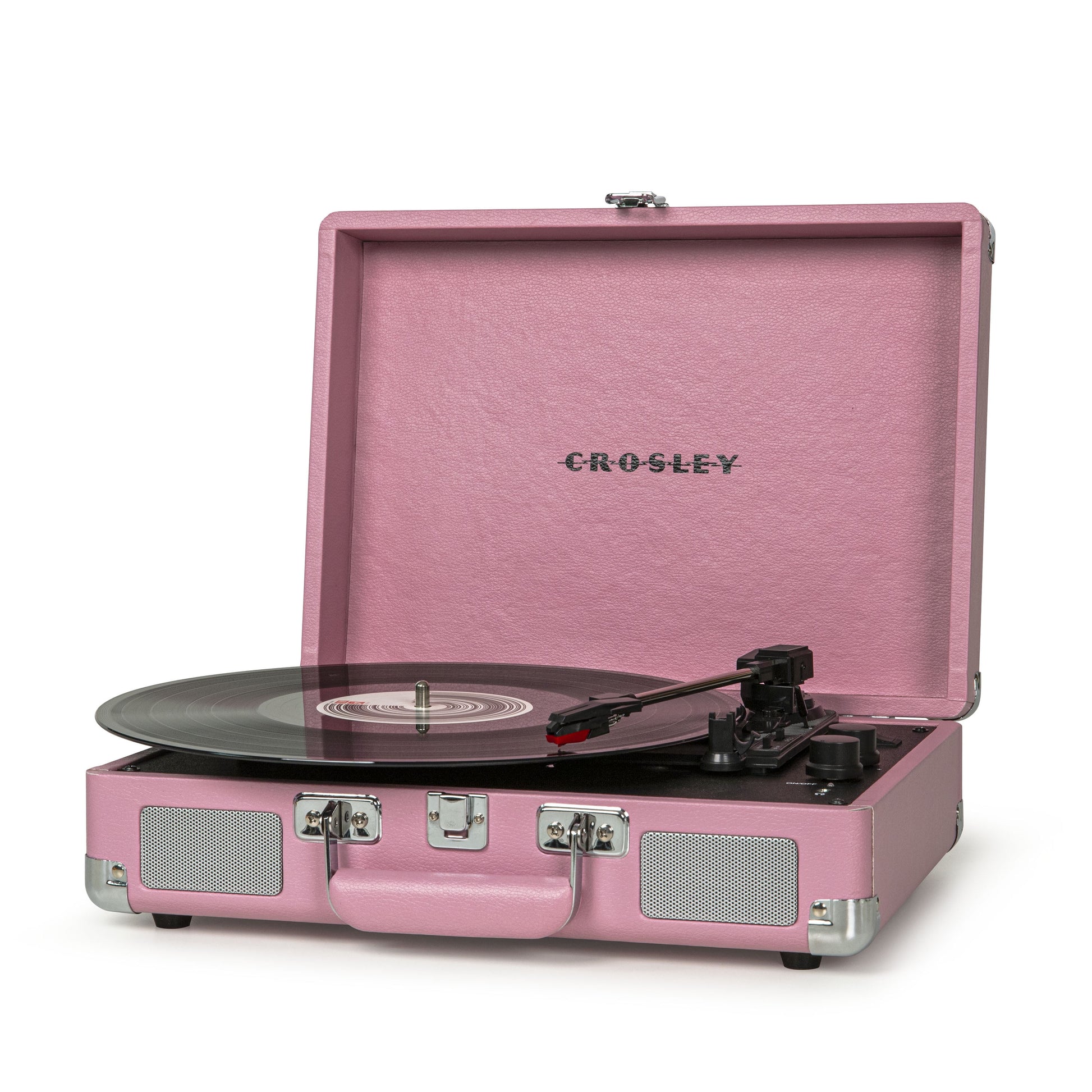 Cruiser Deluxe Vinyl Record Player with Speakers and Wireless Bluetooth - Audio Turntables