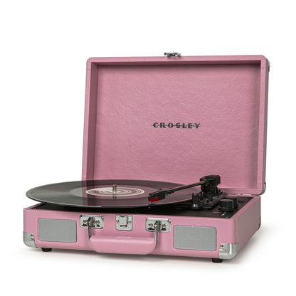 Cruiser Deluxe Vinyl Record Player with Speakers and Wireless Bluetooth - Audio Turntables