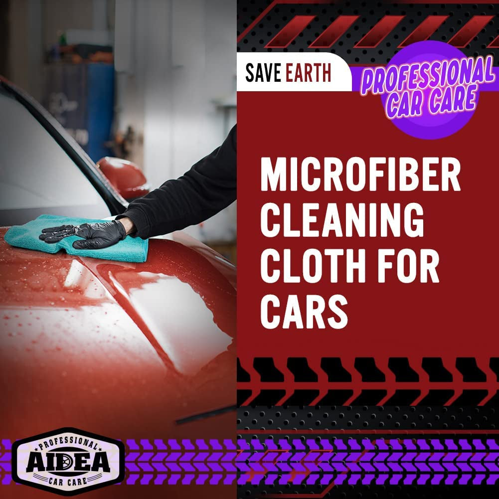 Microfiber Cleaning Cloth, 50PK, Microfiber Towels for Cars, Premium Wash Cloths, Dusting Cloth Cleaning Rags, Absorbent Towels for Suvs, House, Kitchen, Window, Cleaning Supplies12×12"
