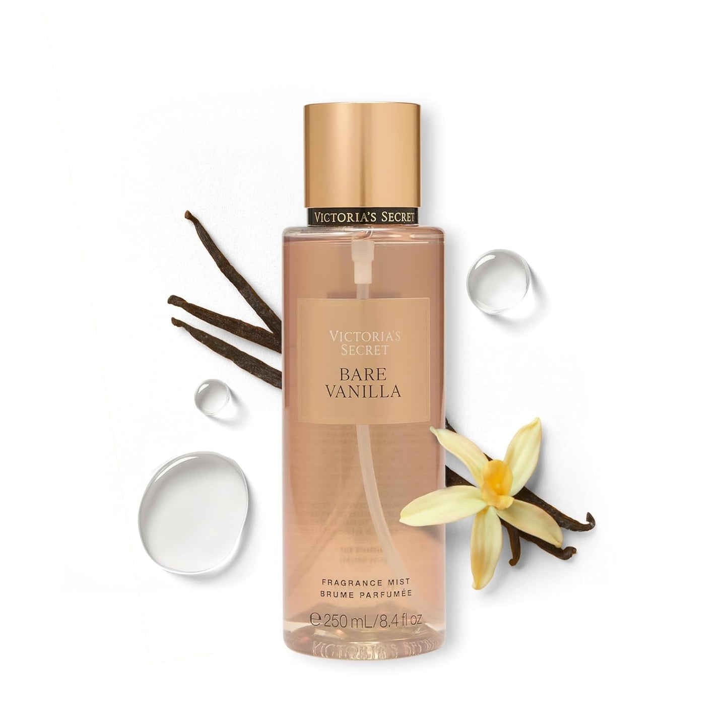 Bare Vanilla Body Mist, Spray for Women (8.4 Oz)