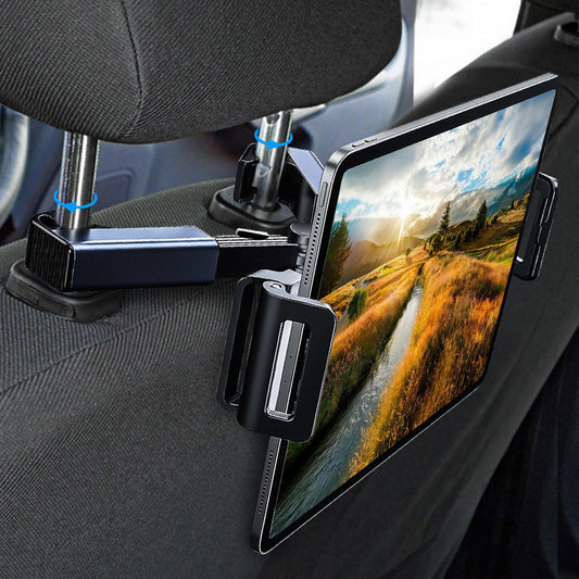 Car Back Seat Headrest Holder Mount 360° for Ipad Tablet Phone Samsung Universal