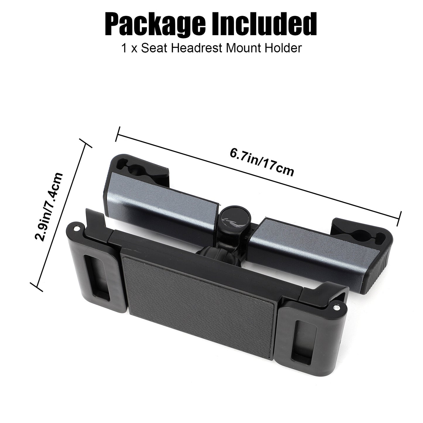Car Back Seat Headrest Holder Mount 360° for Ipad Tablet Phone Samsung Universal