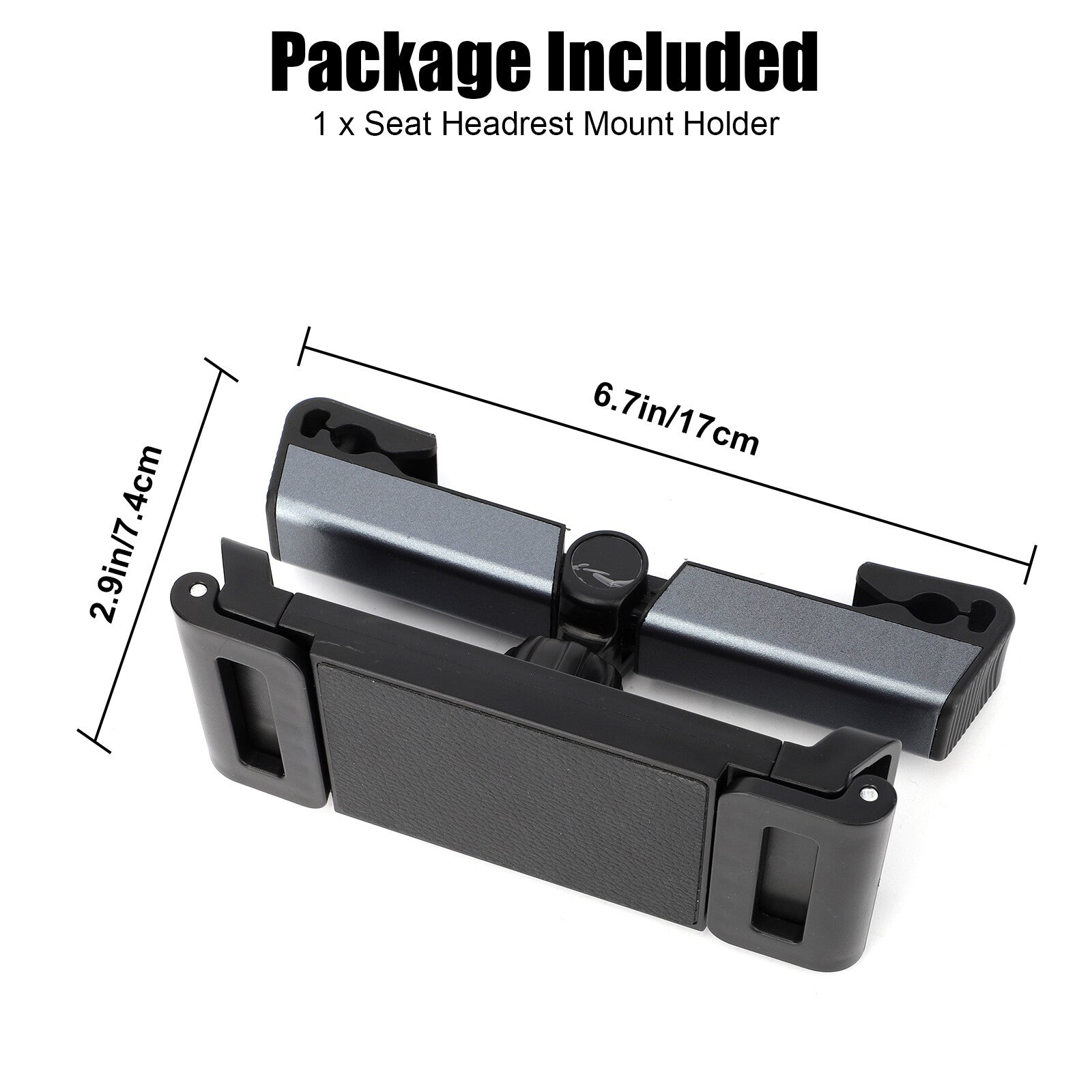 Car Back Seat Headrest Holder Mount 360° for Ipad Tablet Phone Samsung Universal
