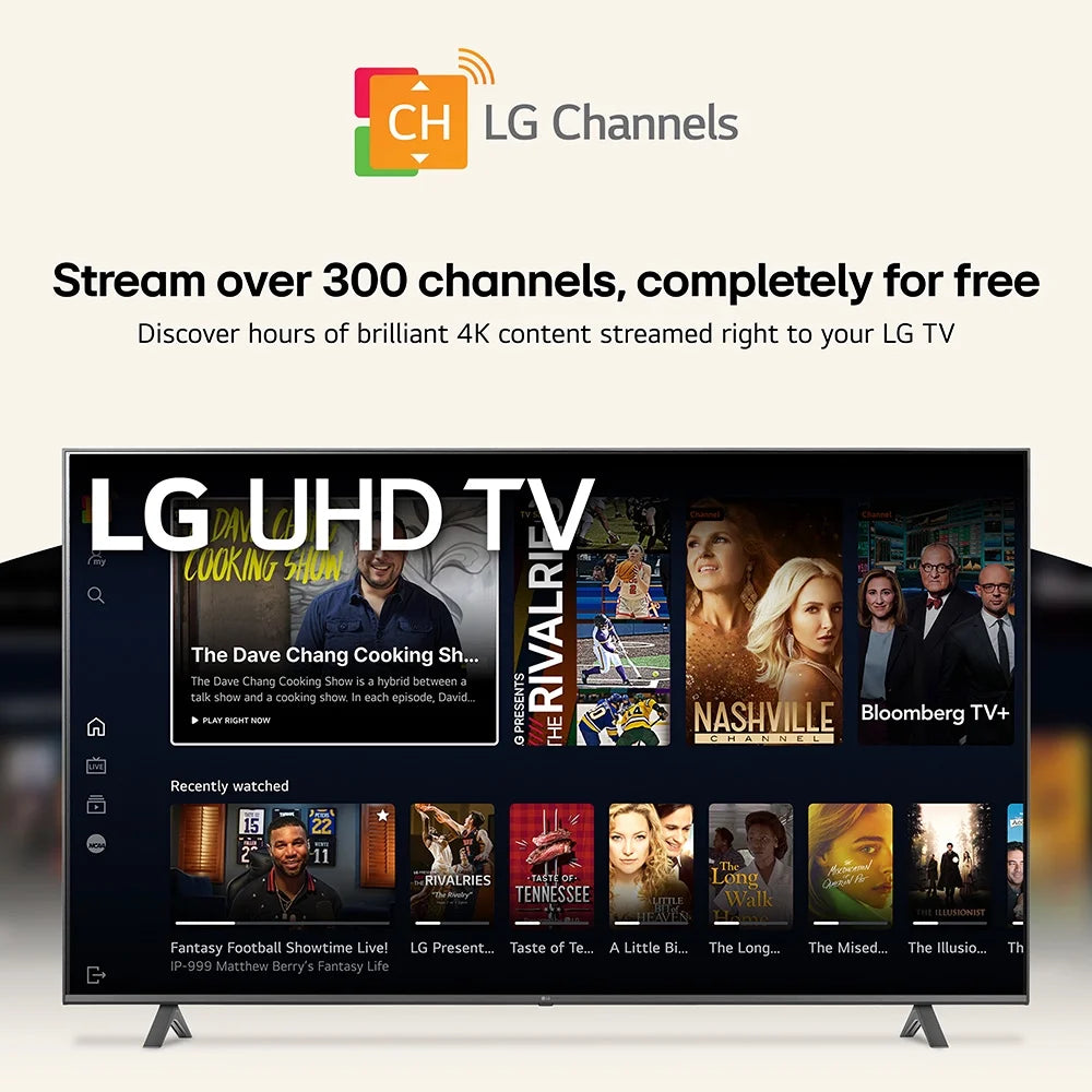 70” 4K UHD Webos Smart TV