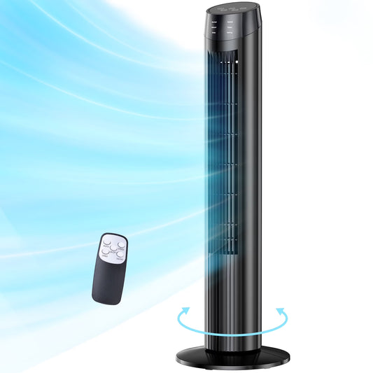 Tower Fan, 36" Oscillating Standing Floor Cooling Fans, 3 Speeds & Modes,9H Timer for Home Bedroom