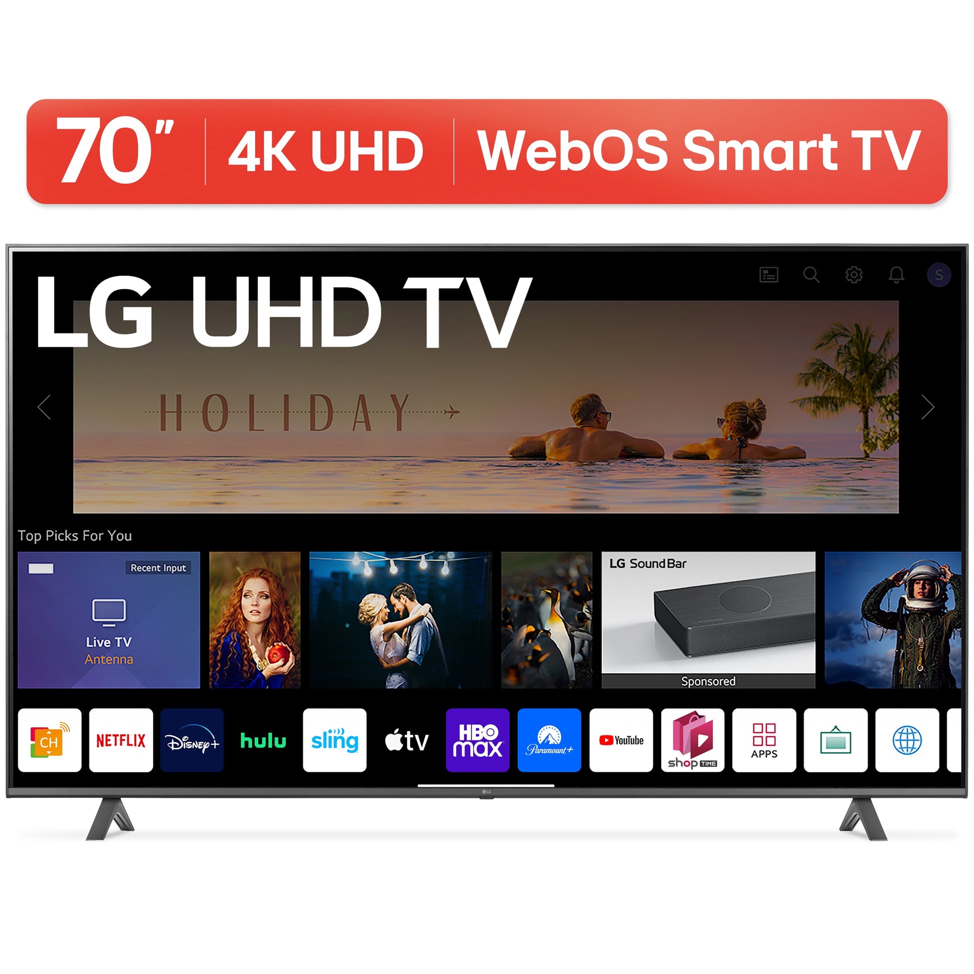 70” 4K UHD Webos Smart TV