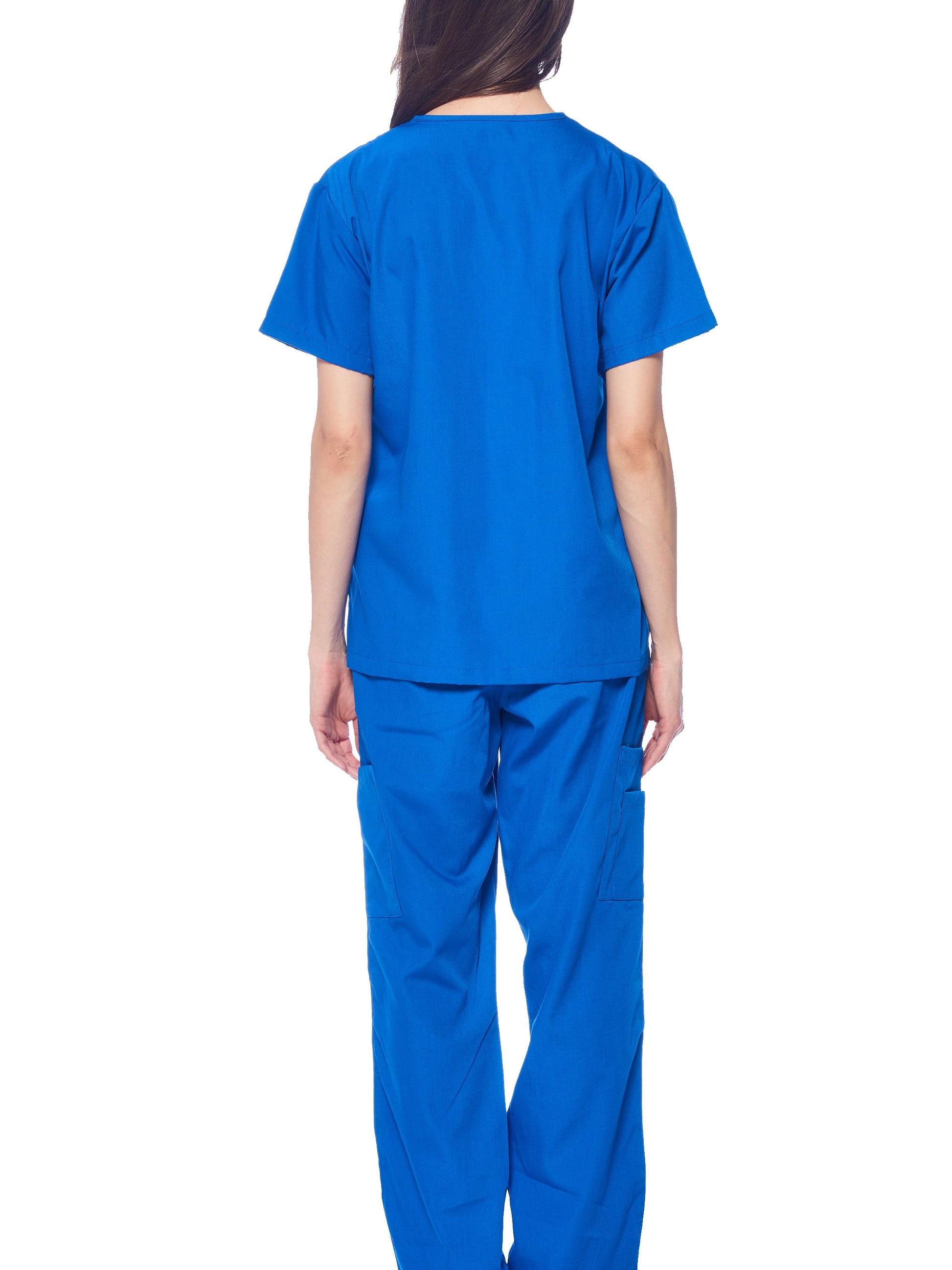 Medical Uniform Unisex Scrubs Set Scrub Top and Pants