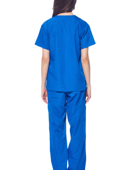 Medical Uniform Unisex Scrubs Set Scrub Top and Pants