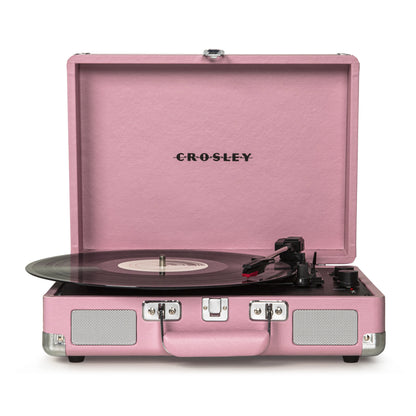 Cruiser Deluxe Vinyl Record Player with Speakers and Wireless Bluetooth - Audio Turntables